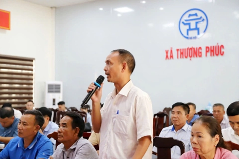 Xã Thượng Phúc triển khai chủ trương thực hiện dự án đường sắt tốc độ cao Bắc - Nam