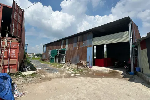 Xã Hồng Vân cương quyết xử lý công trình nhà xưởng vi phạm tại Cụm công nghiệp Anh Linh
