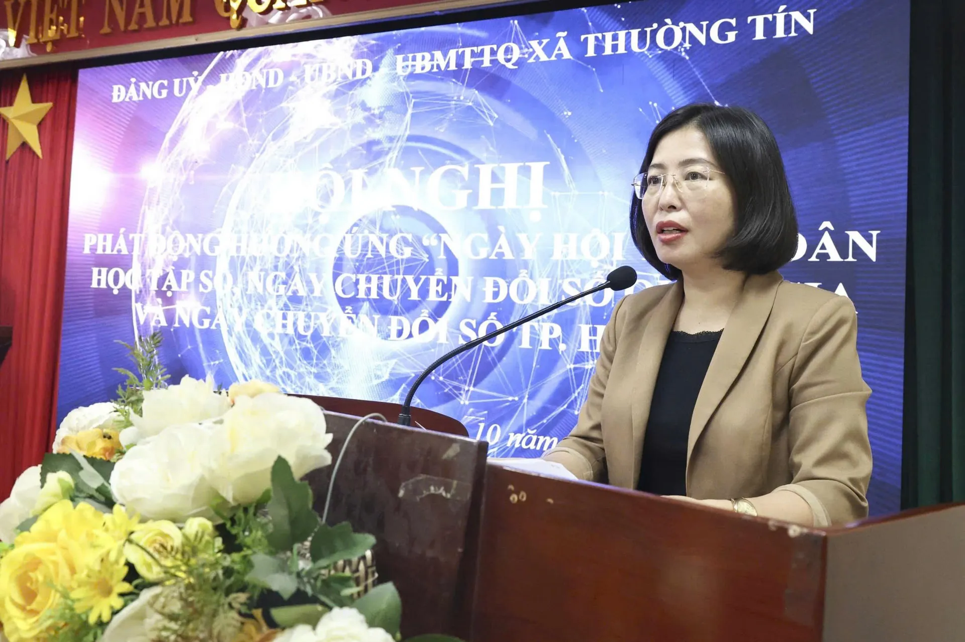 Xã Thường Tín phát động “Ngày hội toàn dân học tập số, Ngày chuyển đổi số Quốc gia và Ngày chuyển đổi số TP Hà Nội”