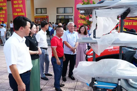 Hà Nội: Tổng kết mô hình ứng dụng mạ khay cấy máy trong sản xuất lúa, quy mô tập trung năm 2025