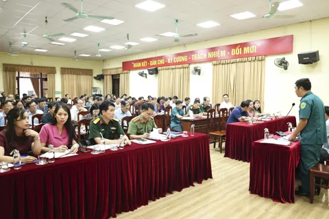 Xã Thường Tín xét duyệt nam công dân trong độ tuổi gọi nhập ngũ năm 2026
