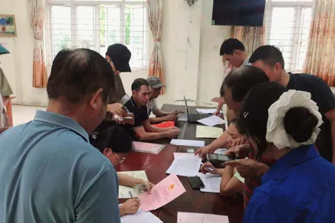 Chuyển đổi số làm sạch dữ liệu từng thửa đất trên quê hương xã Thượng Phúc