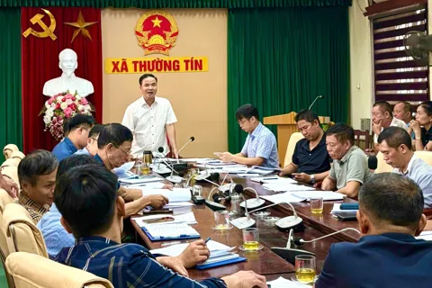 Xã Thường Tín kiên quyết xử lý nghiêm các vi phạm về đất đai, trật tự xây dựng