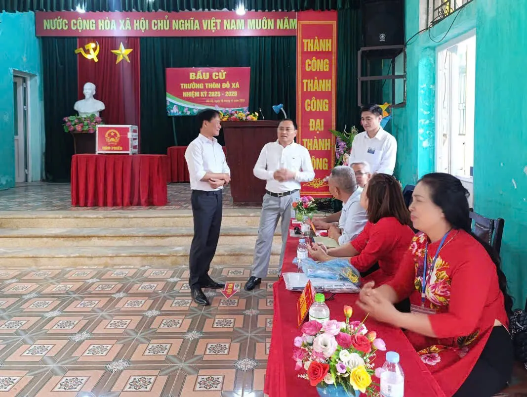 Phú Xuyên hoàn thành công tác bầu cử Trưởng thôn và Trưởng tiểu khu nhiệm kỳ 2025 - 2028