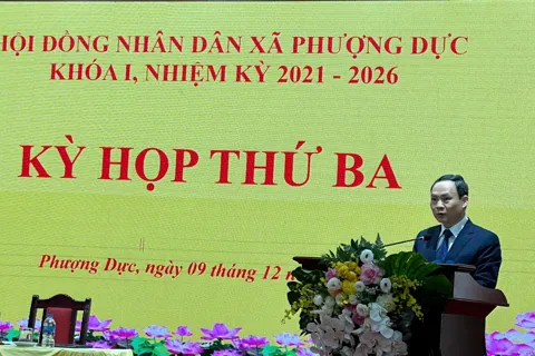 HĐND xã Phượng Dực thông qua 5 nghị quyết tại kỳ họp cuối năm 2025.