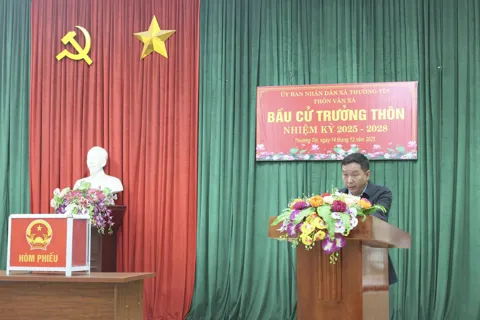 Xã Thường Tín tiến hành bầu cử 27 trưởng thôn nhiệm kỳ 2025 - 2028