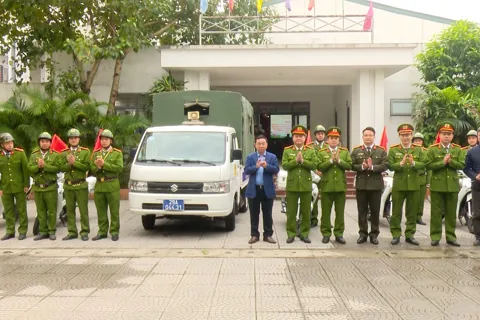 Công an Thường Tín ra quân đợt cao điểm bảo vệ an toàn tuyệt đối các kiện chính trị quan trọng