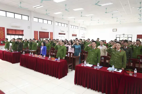 Công an xã Thường Tín triển khai nhiệm vụ công tác năm 2026