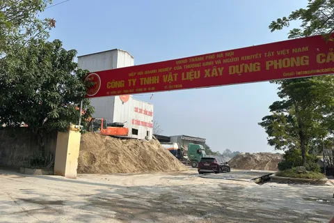 Xã Chương Dương cương quyết xử lý trạm bê tông ở ven sông Hồng