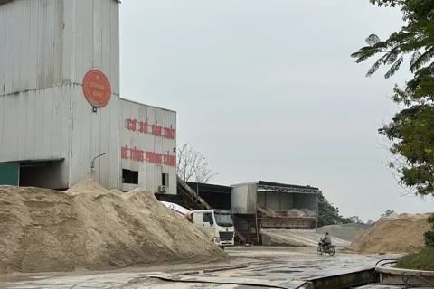 Xã Chương Dương sẽ cưỡng chế trạm bê tông của Công ty Phong Cảnh