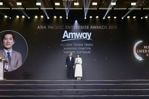 Tổng giám đốc Amway Việt Nam: vinh dự được trao giải thưởng Doanh nhân xuất sắc châu Á 2025