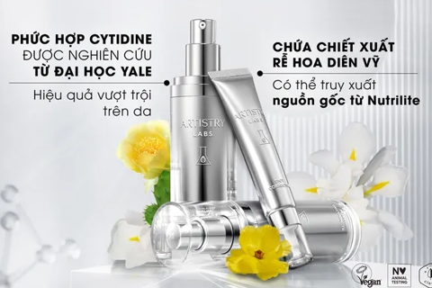 AmWay ra mắt bộ giải pháp làm mờ đốm nâu lão hoá
