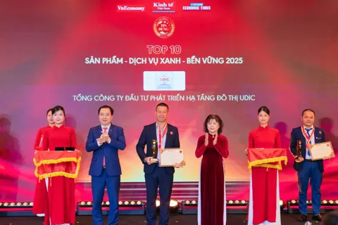 Khẳng định vị thế thương hiệu UDIC với TOP 10 Sản phẩm - Dịch vụ xanh - Bền vững 2025