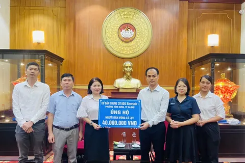 Cư dân UDIC Riverside 1: lan tỏa tinh thần nhân ái, sẻ chia cùng đồng bào vùng lũ