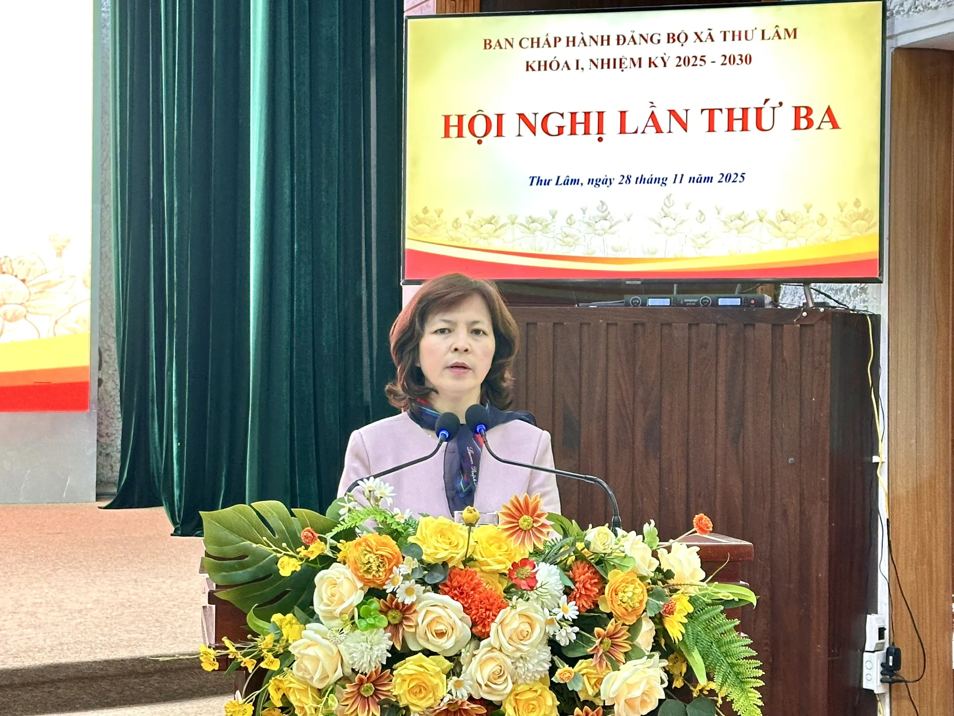 Ban Chấp hành Đảng bộ xã Thư Lâm quyết nghị nhiều nội dung quan trọng