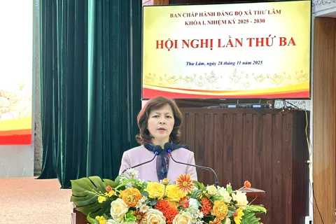 Ban Chấp hành Đảng bộ xã Thư Lâm quyết nghị nhiều nội dung quan trọng