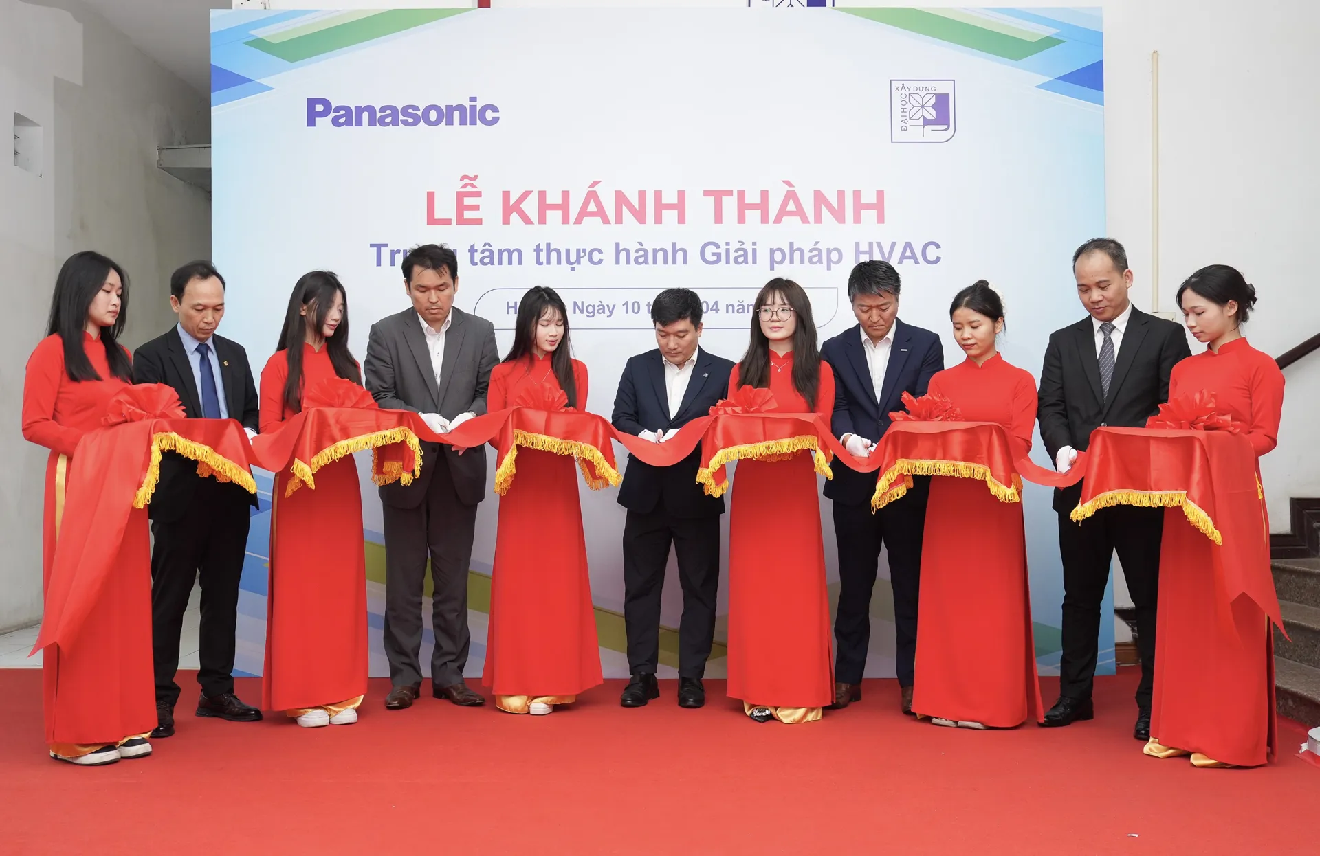 Đại học Xây dựng Hà Nội tiếp nhận Phòng thí nghiệm giải pháp HVAC từ Panasonic