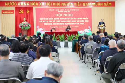 Lắng nghe dân, hành động vì sự phát triển chung của phường Tương Mai