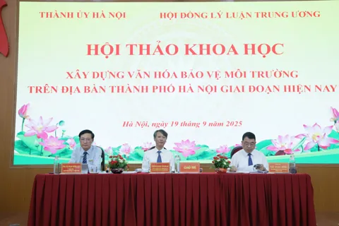 Xây dựng văn hoá bảo vệ môi trường trên địa bàn Thủ đô giai đoạn hiện nay