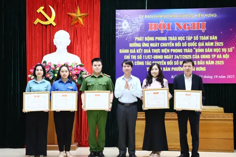 Phường Kiến Hưng phát động phong trào học tập số toàn dân
