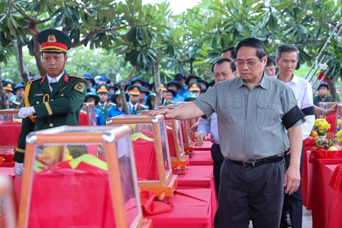 Thủ tướng: ''Tiếp tục làm hết sức mình để không một liệt sĩ nào bị lãng quên''