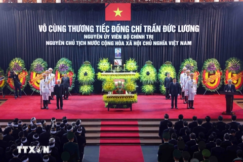 Lễ truy điệu nguyên Chủ tịch nước Trần Đức Lương tại Hà Nội