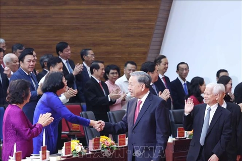 Lãnh đạo Đảng, Nhà nước dự Lễ công bố các nghị quyết, quyết định sáp nhập đơn vị hành chính