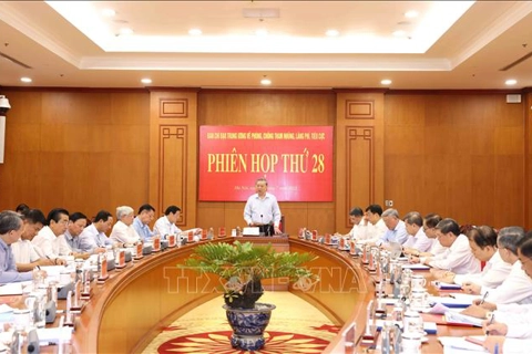 Tổng Bí thư chủ trì Phiên họp về phòng, chống tham nhũng, lãng phí, tiêu cực