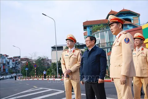 Thủ tướng kiểm tra công tác ứng trực đảm bảo trật tự an toàn, an ninh