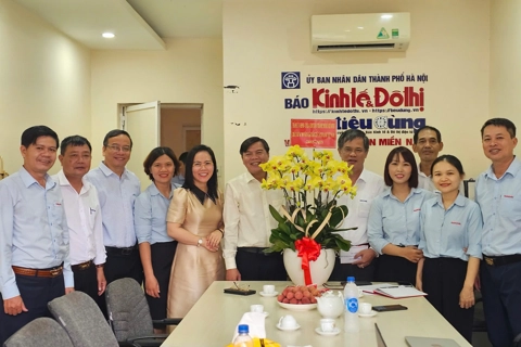 Ban Tuyên giáo và Dân vận Thành ủy TP Hồ Chí Minh thăm và chúc mừng Báo Kinh tế & Đô thị