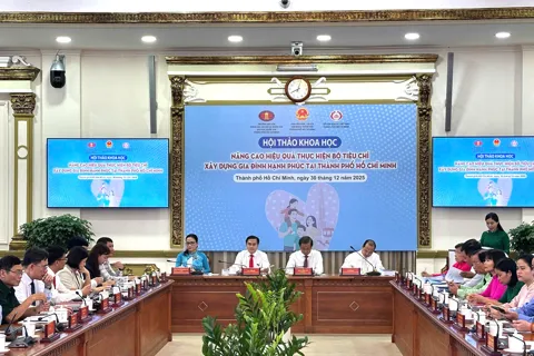 TP Hồ Chí Minh xây dựng bộ 22 chỉ số gia đình hạnh phúc phù hợp với thực tiễn phường, xã