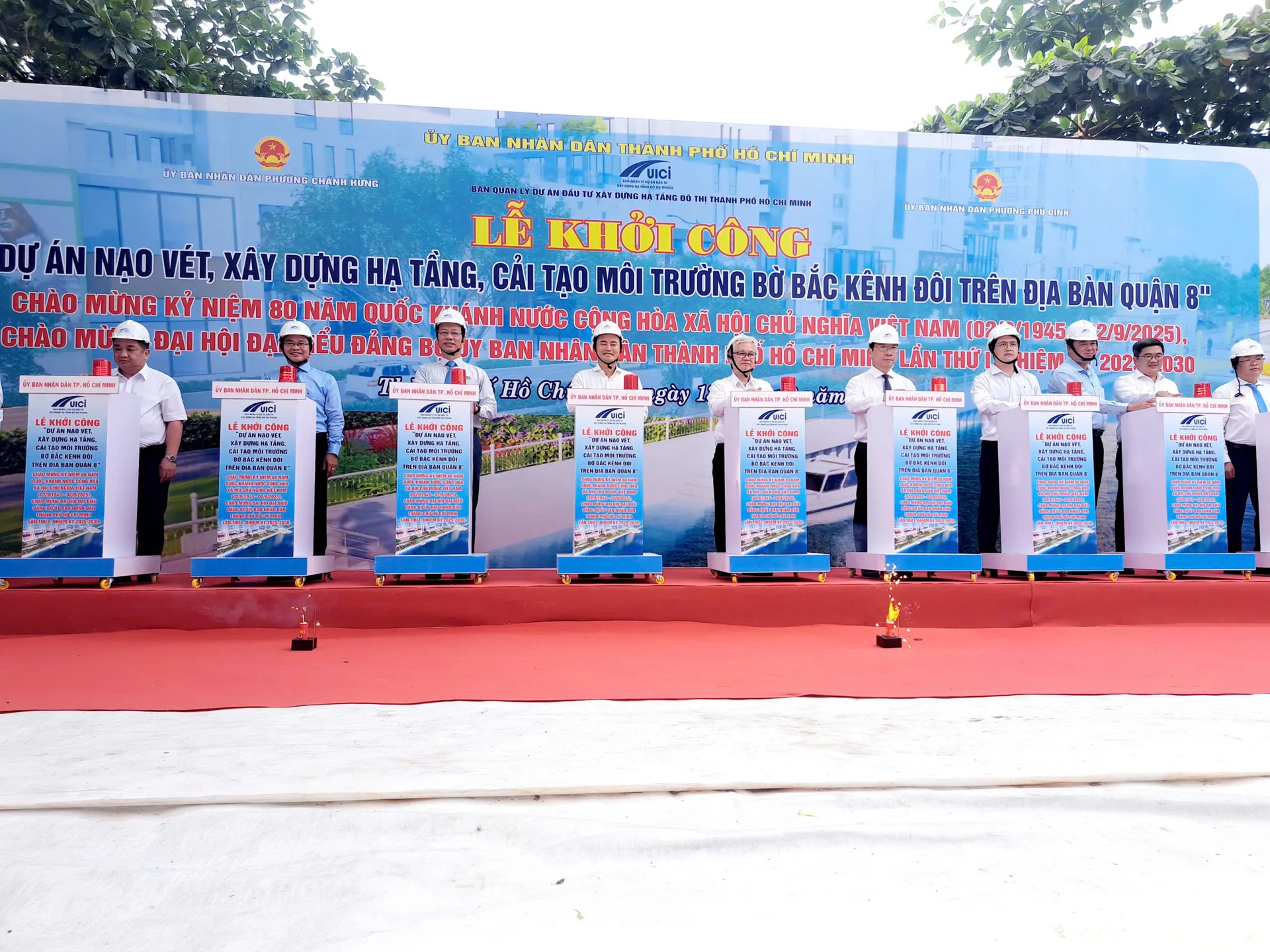 TP Hồ Chí Minh khởi công dự án bờ Bắc kênh Đôi hơn 7.300 tỷ đồng 