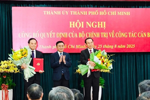 Ông Trần Lưu Quang giữ chức Bí thư Thành ủy TP Hồ Chí Minh

