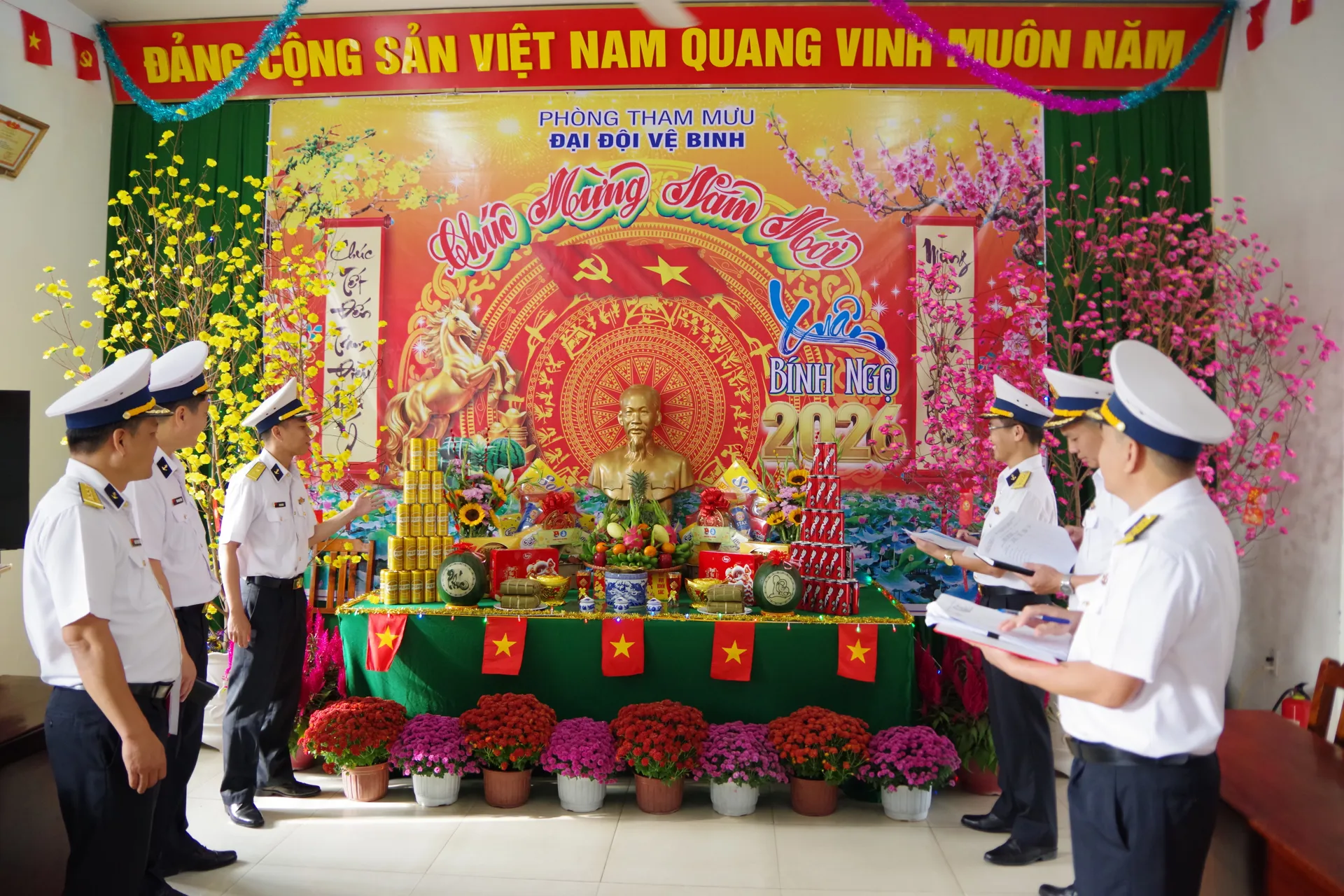 Xuân rộn ràng tại Căn cứ quân sự Long Sơn Vùng 2 Hải quân