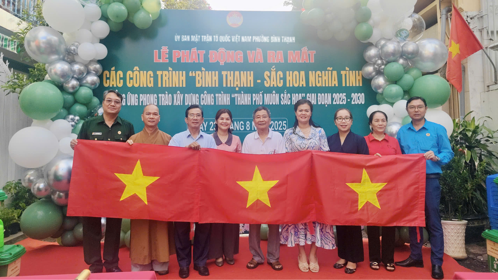 TP Hồ Chí Minh: phường Bình Thạnh ra mắt các công trình “Bình Thạnh – Sắc hoa nghĩa tình”