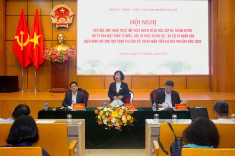 Tăng cường đối thoại, lắng nghe người dân để phát triển phường Ngọc Hà bền vững