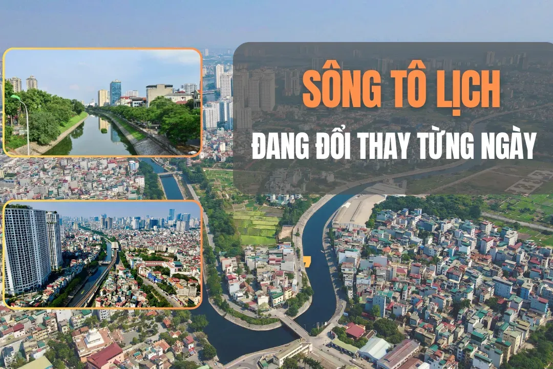 Sông Tô Lịch đang đổi thay từng ngày