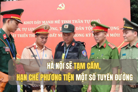 Hà Nội sẽ tạm cấm, hạn chế phương tiện một số tuyến đường