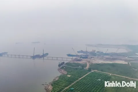 Toàn cảnh tiến độ thi công cầu Hồng Hà thuộc Vành đai 4