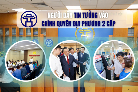 Người dân tin tưởng vào chính quyền địa phương 2 cấp