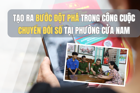 Tạo ra bước đột phá trong công cuộc chuyển đổi số tại phường Cửa Nam