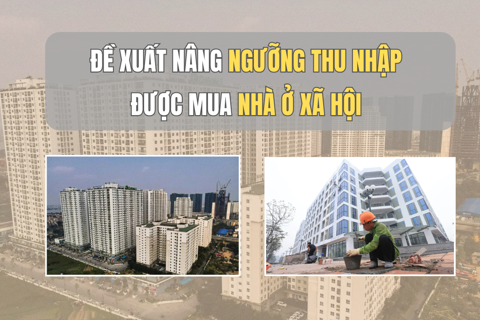 Đề xuất nâng ngưỡng thu nhập được mua nhà ở xã hội