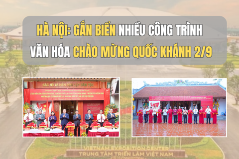 Hà Nội: Gắn biển nhiều công trình văn hóa chào mừng Quốc khánh 2/9