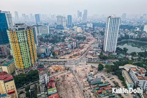 Hà Nội: Toàn cảnh đại công trường thi công đường Vành đai 1