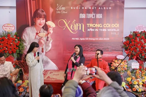 Mai Tuyết Hoa lan tỏa nghệ thuật hát xẩm qua album “Xẩm trong cõi đời vol.2”
