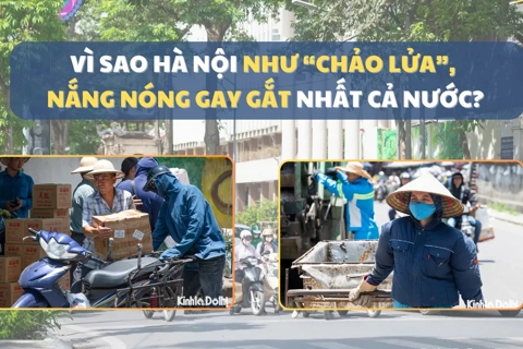 Vì sao Hà Nội như “chảo lửa”, nắng nóng gay gắt nhất cả nước?