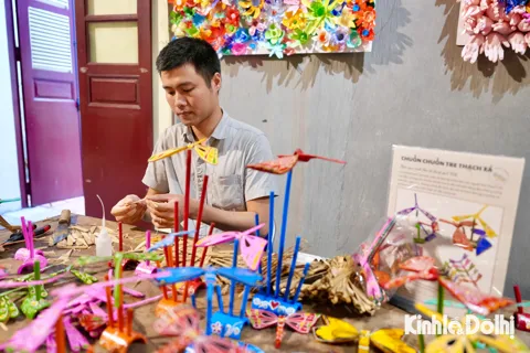 Chuồn chuồn tre – món quà Trung thu gói trọn tinh hoa làng nghề Việt