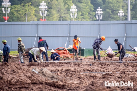 Hà Nội chỉnh trang hạ tầng khu vực Hùng Vương phục vụ đại lễ Quốc khánh 2/9