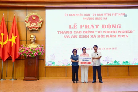 Phường Ngọc Hà: Phát huy vai trò của Mặt trận Tổ quốc trong công tác an sinh xã hội