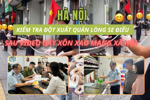 Hà Nội: Kiểm tra đột xuất quán lòng se điếu sau video gây xôn xao mạng xã hội

